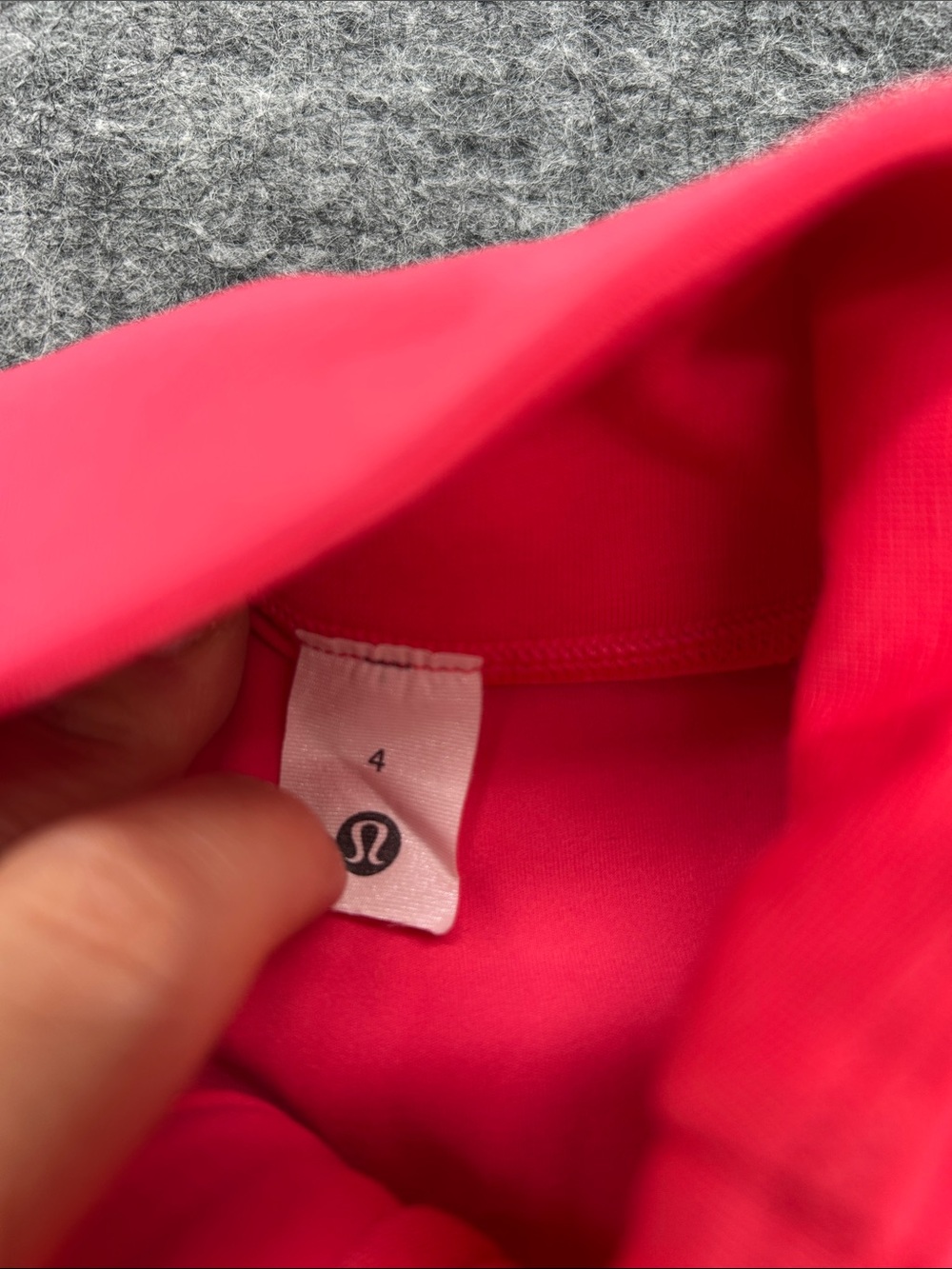 lululemon athletica Coral-Red Zip-Up Bomber Jacket size 4 - Picture 2 of 10